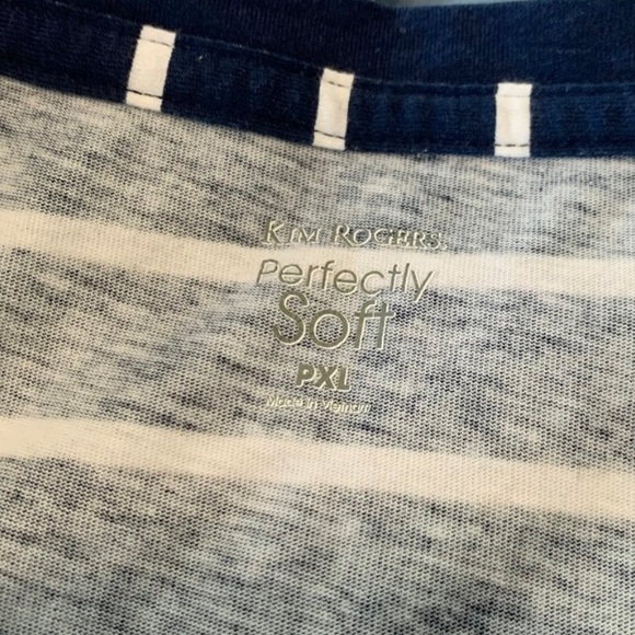 Kim Rogers Multicolor Striped Top - Picture 6 of 8